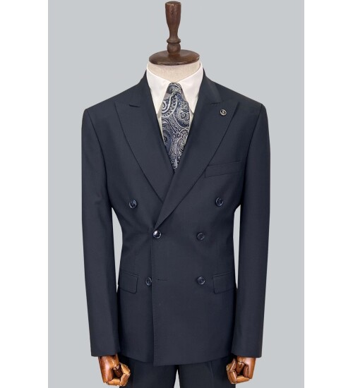 SUIT SARTORIA NAVY BLUE WOOL SUIT 2621