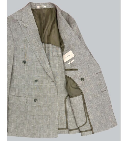 SUIT SARTORIA KHAKI LINEN SUIT 2617