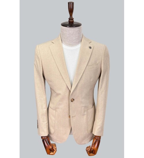 SUIT SARTORIA BEIGE LINEN JACKET 4455