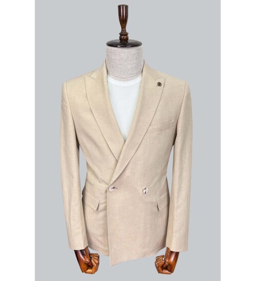 SUIT SARTORIA BEIGE LINEN JACKET 4453