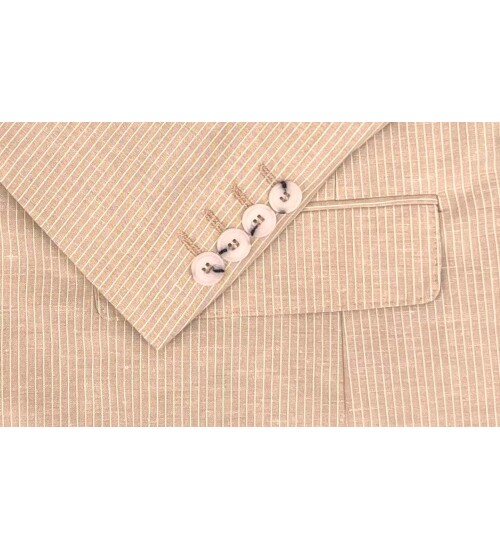 SUIT SARTORIA BEIGE LINEN JACKET 4453