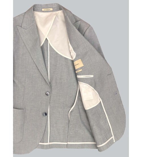 SUIT SARTORIA LIGHT BLUE LINEN SUIT 2675