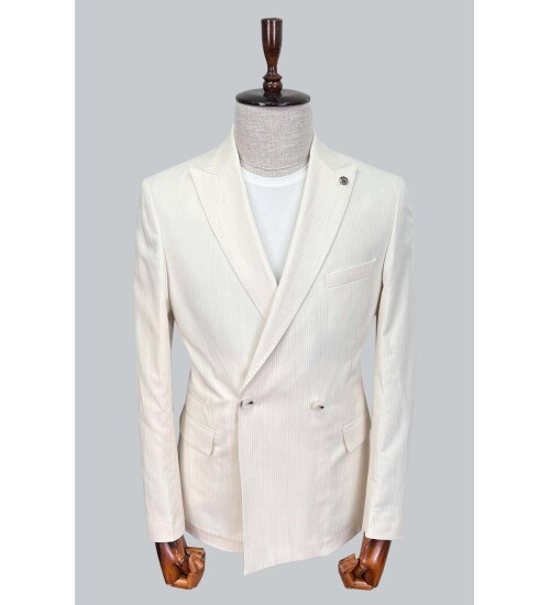 SUIT SARTORIA BEIGE LINEN JACKET 4453