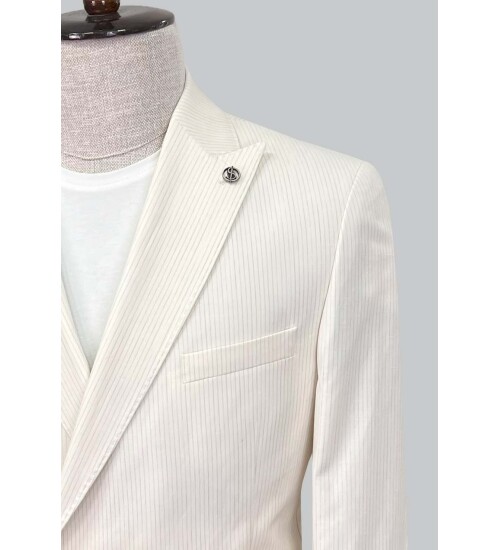 SUIT SARTORIA BEIGE LINEN JACKET 4453