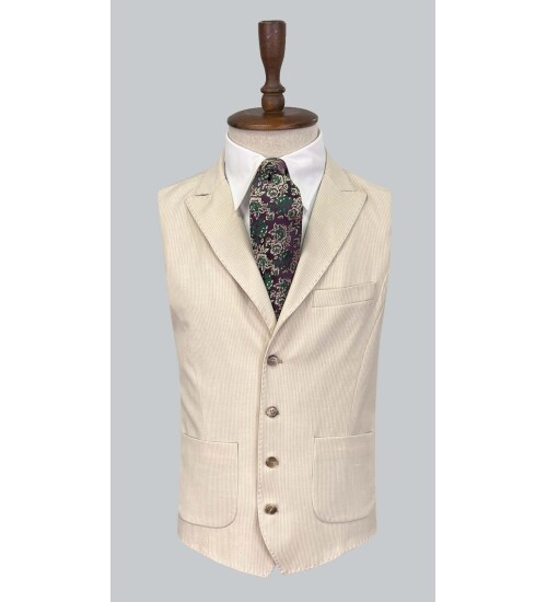 SUIT SARTORIA BEIGE LINEN SUIT 2675