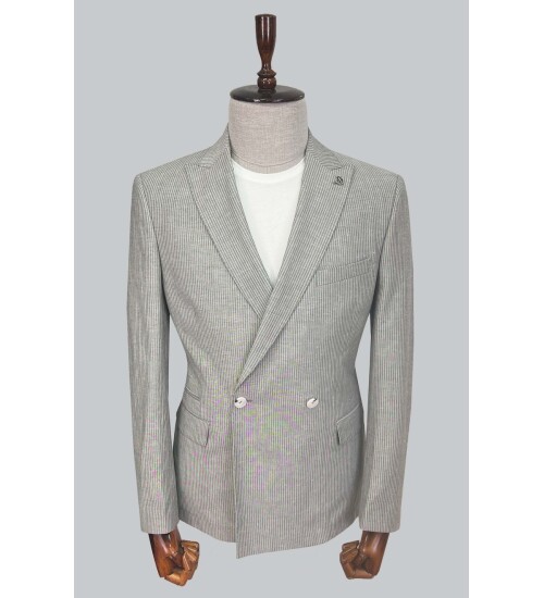 SUIT SARTORIA GRİ KETEN CEKET 4453