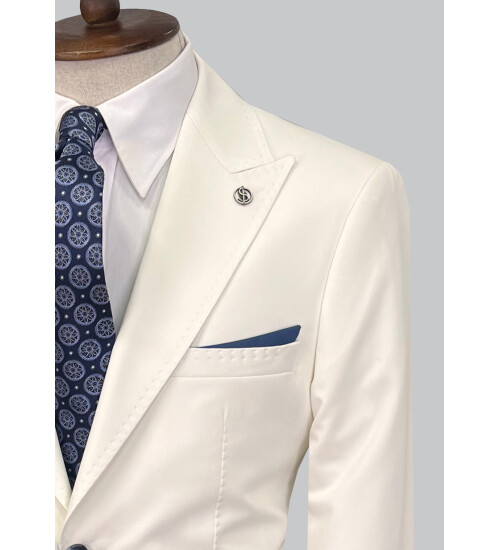 SUIT SARTORIA WHITE SUIT 2612