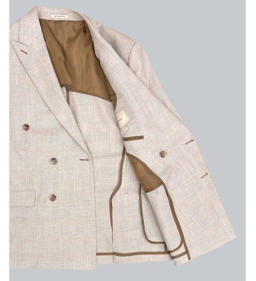 SUIT SARTORIA BEIGE LINEN SUIT 2617