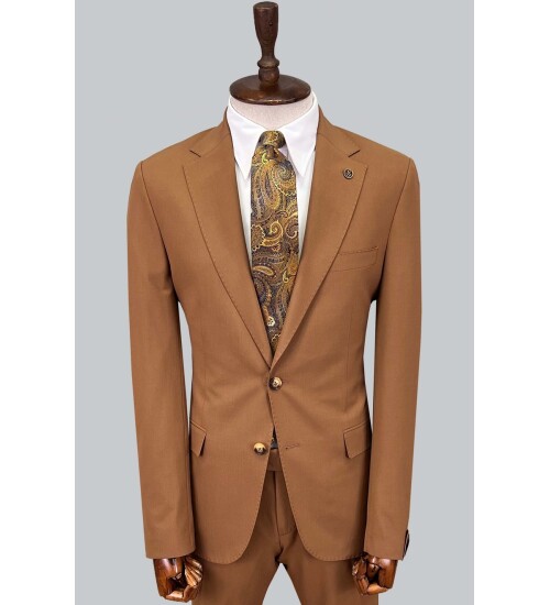 SUIT SARTORIA LIGHT BROWN SUIT 2595