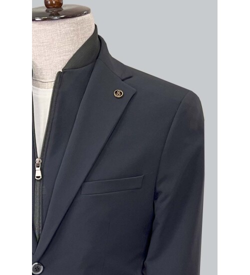 SUIT SARTORIA NAVY BLUE PERFORMANCE SUIT 2575