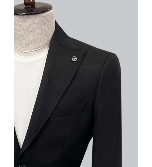 SUIT SARTORIA BLACK SUIT 2591