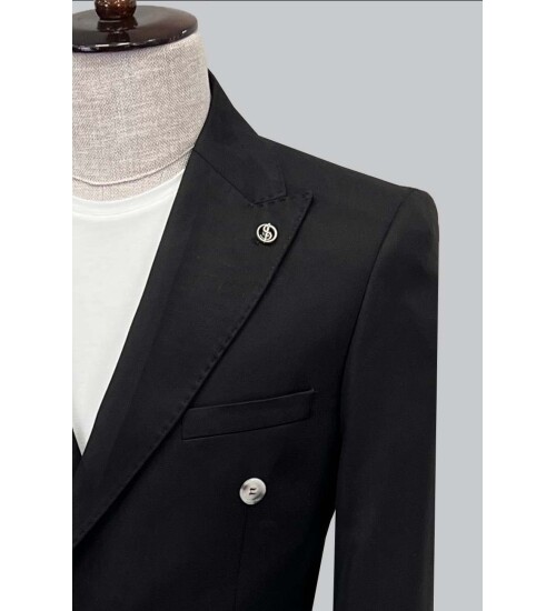 SUIT SARTORIA BLACK SUIT 2592