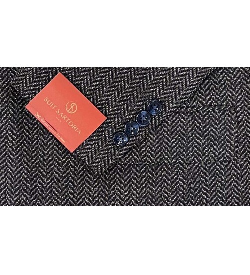 SUIT SARTORIA DARK BROWN JACKET 4534