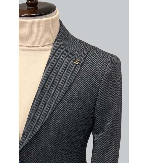 SUIT SARTORIA NAVY BLUE JACKET 4534