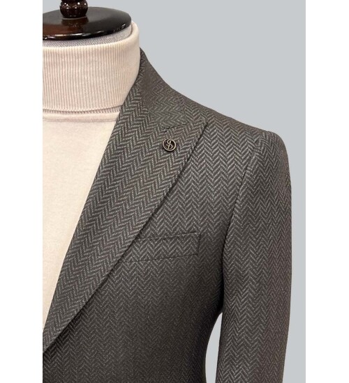 SUIT SARTORIA BROWN JACKET 4534