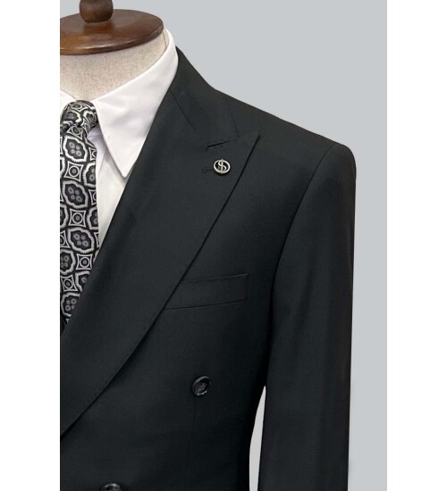 SUIT SARTORIA SİYAH KRUVAZE TAKIM ELBİSE 2569