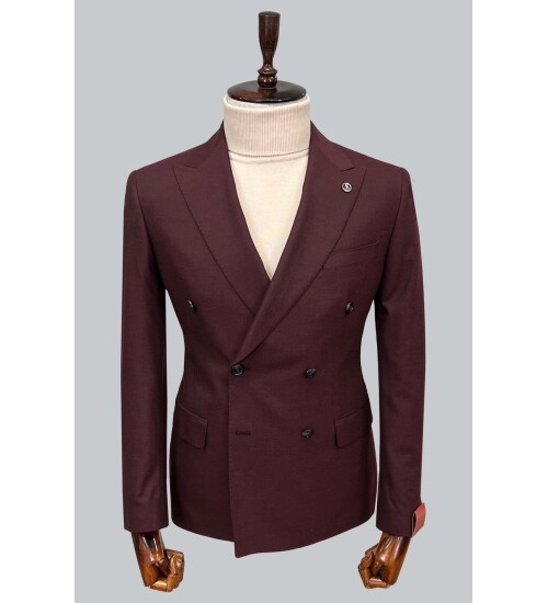 SUIT SARTORIA CLARET RED JACKET 4533