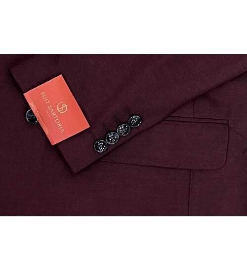 SUIT SARTORIA CLARET RED JACKET 4533