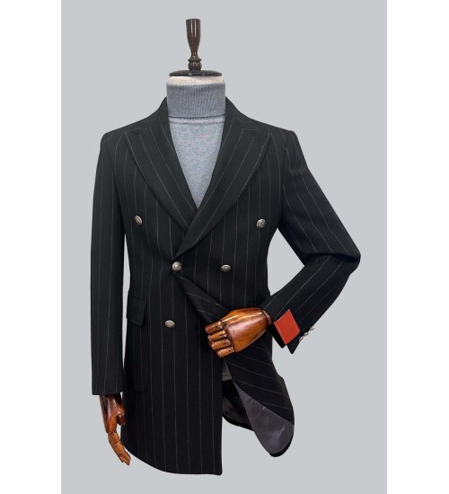 SUIT SARTORIA BLACK COAT 8127