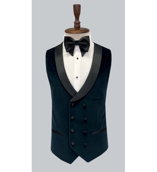 SUIT SARTORIA GREEN VELVET TUXEDO 5582