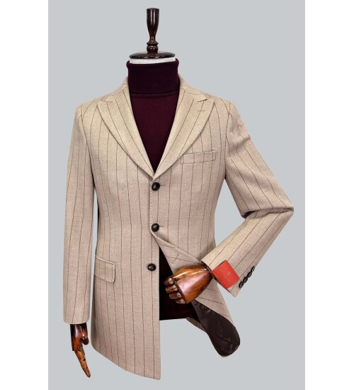 SUIT SARTORIA BEIGE COAT 8128