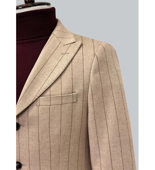 SUIT SARTORIA BEIGE COAT 8128