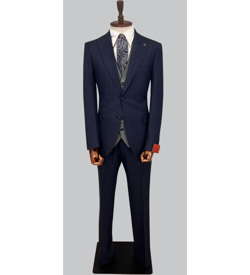 SUIT SARTORIA NAVY BLUE SUIT 2489