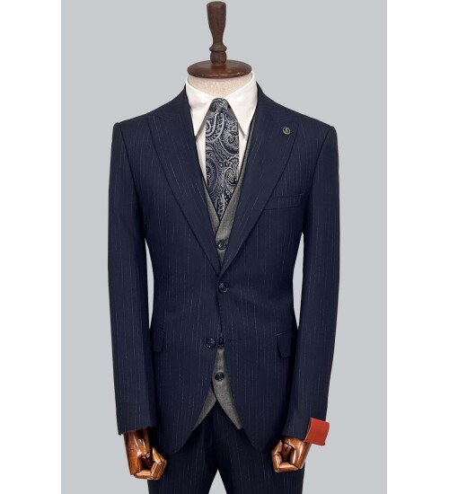 SUIT SARTORIA NAVY BLUE SUIT 2489