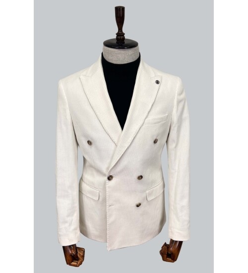 SUIT SARTORIA WHITE VELVET JACKET 4403