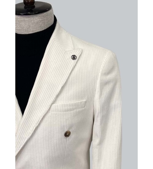 SUIT SARTORIA WHITE VELVET JACKET 4403