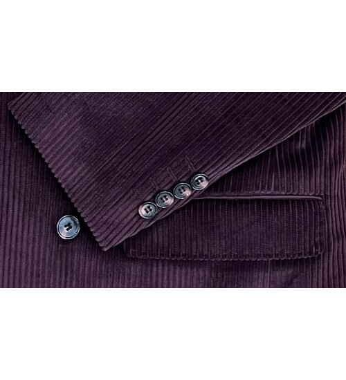 SUIT SARTORIA CLARET RED VELVET JACKET 4403