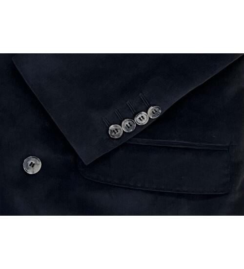 SUIT SARTORIA BLACK DOUBLE BREASTED SUIT 2499