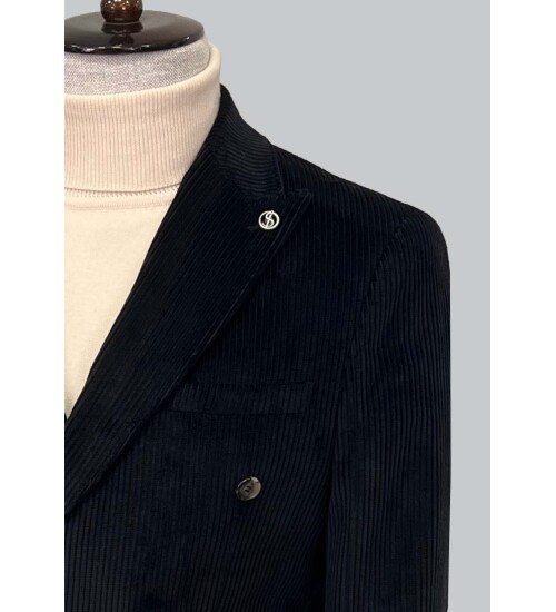 SUIT SARTORIA BLACK VELVET JACKET 4403