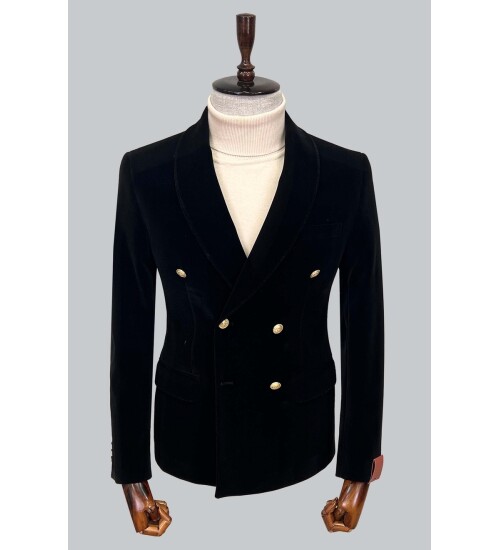 SUIT SARTORIA BLACK VELVET JACKET 4407