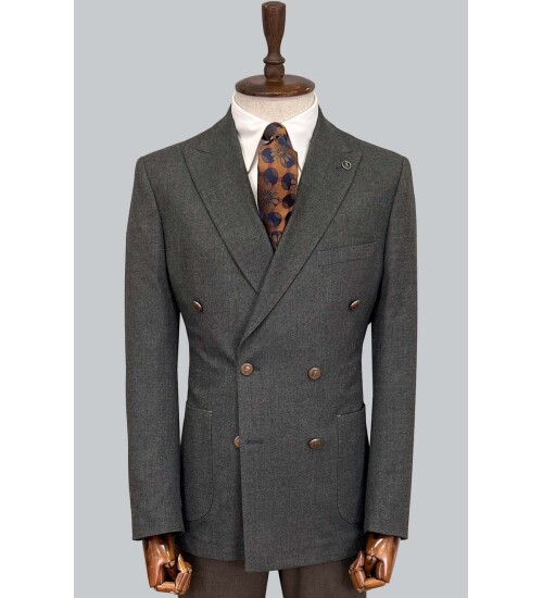 SUIT SARTORIA GRİ KRUVAZE TAKIM ELBİSE 2468