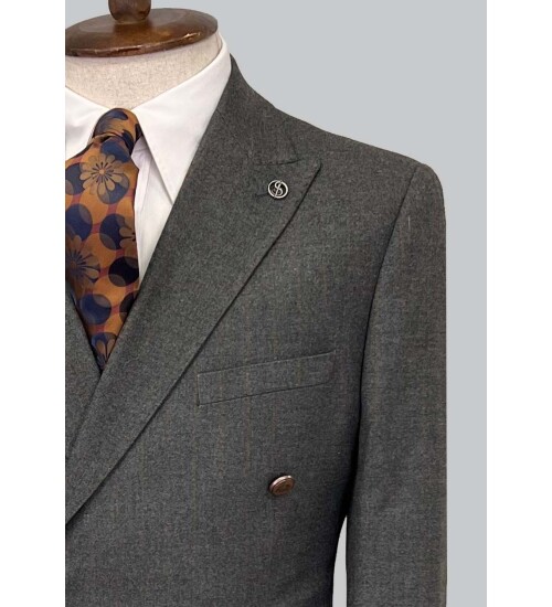 SUIT SARTORIA GRİ KRUVAZE TAKIM ELBİSE 2468