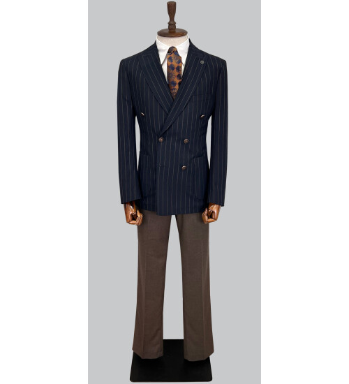 SUIT SARTORIA LACİVERT KRUVAZE TAKIM ELBİSE 2468