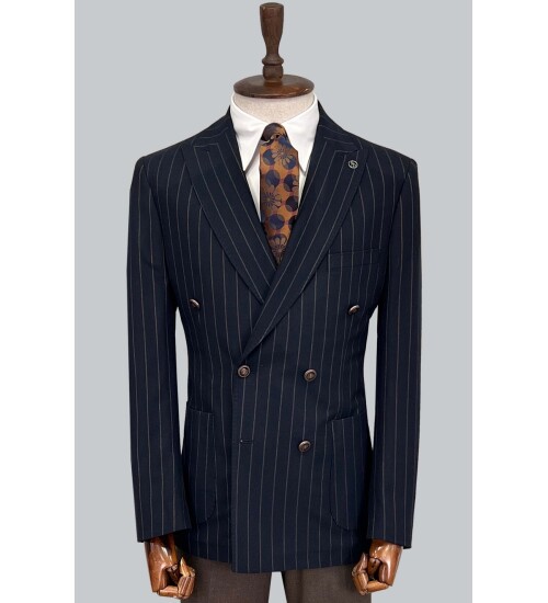 SUIT SARTORIA LACİVERT KRUVAZE TAKIM ELBİSE 2468