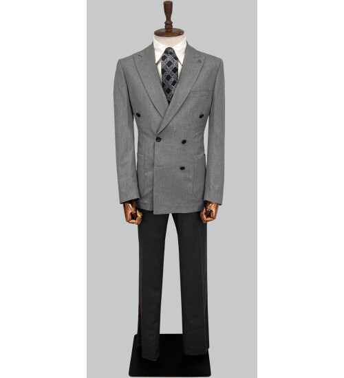 SUIT SARTORIA GRİ KRUVAZE TAKIM ELBİSE 2468