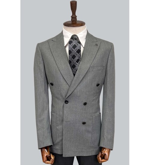 SUIT SARTORIA GRİ KRUVAZE TAKIM ELBİSE 2468