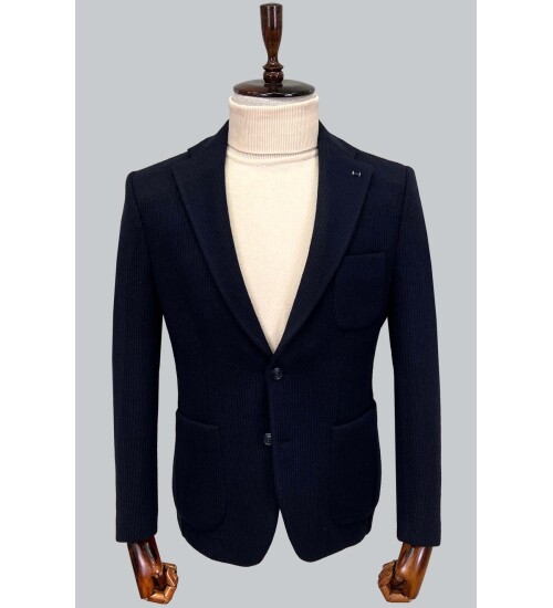 SUIT SARTORIA NAVY BLUE JACKET 4373