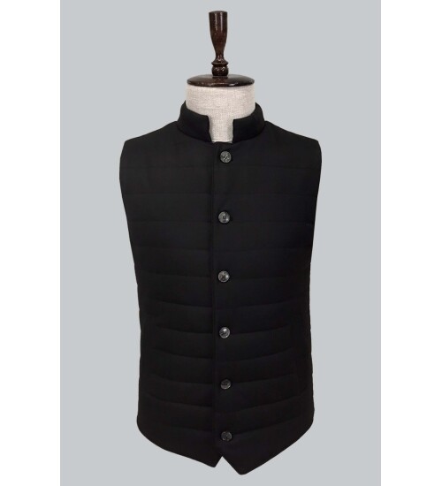 SUIT SARTORIA BLACK VEST 7051