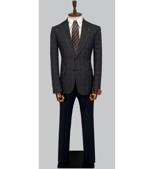 SUIT SARTORIA WOOL BROWN SUIT 2375