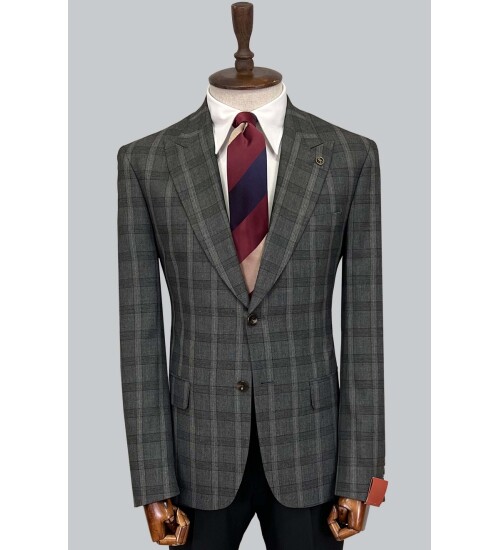 SUIT SARTORIA WOOL DARK GREY SUIT 2375