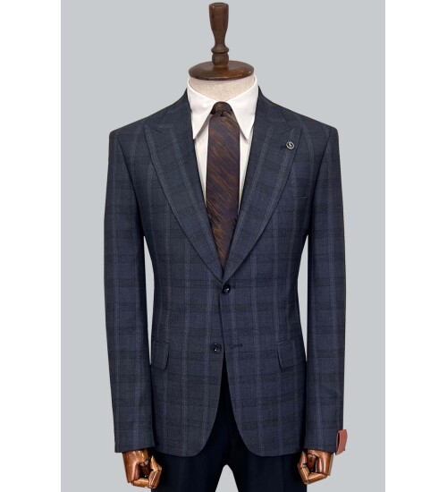 SUIT SARTORIA WOOL NAVY BLUE SUIT 2375