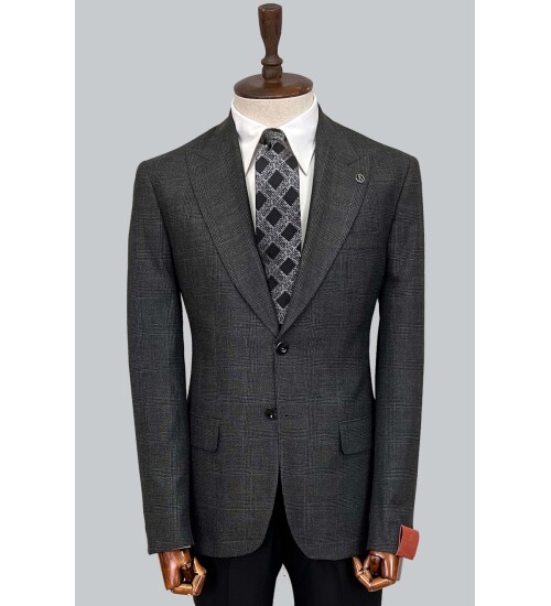 SUIT SARTORIA WOOL DARK GREY SUIT 2375