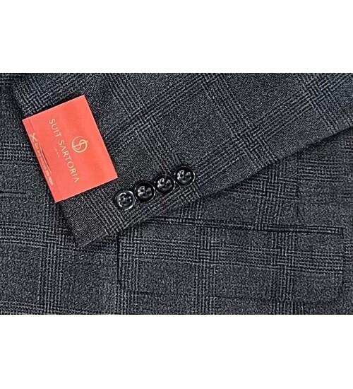 SUIT SARTORIA WOOL DARK GREY SUIT 2375