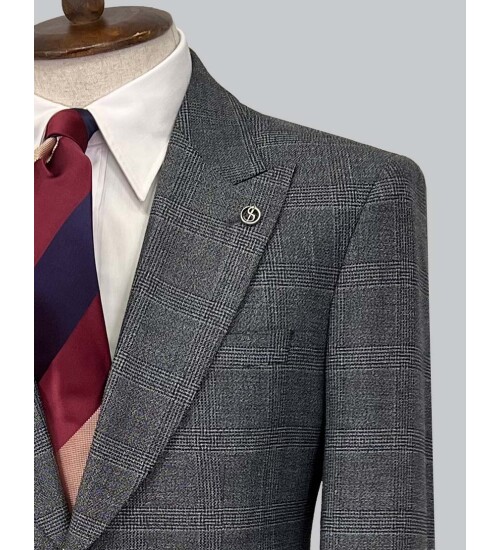 SUIT SARTORIA WOOL GREY SUIT 2375