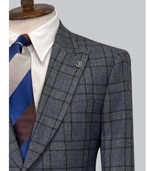 SUIT SARTORIA WOOL BLUE SUIT 2375