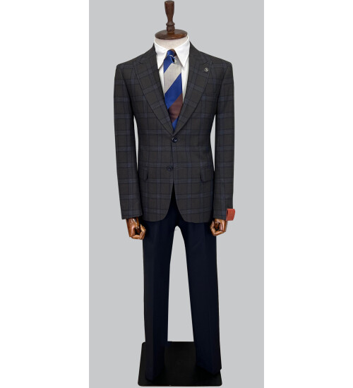 SUIT SARTORIA WOOL BROWN SUIT 2375